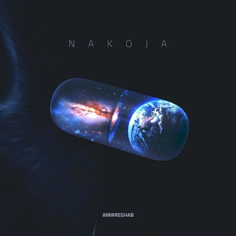 Nakoja music artwork with a cosmic capsule